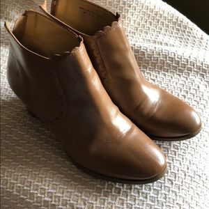 Jack Rogers Emery wedge leather booties